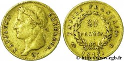 20 francs or Napoléon tête laurée, Empire français 1815 Bayonne F.516A/2
