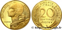 Piéfort Br-Al de 20 centimes Marianne 1974 Pessac F.156/14P