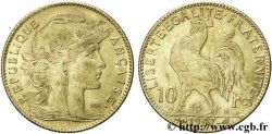 10 francs or Coq 1907 Paris F.509/8