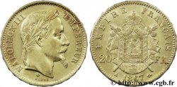 20 francs or Napoléon III, tête laurée 1867 Paris F.532/15
