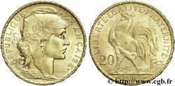 20 francs or Coq, Dieu protège la France 1905 Paris F.534/10