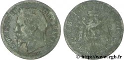 Faux de 2 francs Napoléon III, tête laurée 1867 Strasbourg F.263/5 var.