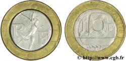 Faux de 10 francs Génie de la Bastille 1990 Pessac F.375/5 var.