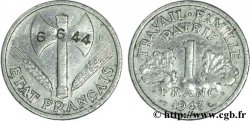 1 franc Francisque, légère, satirique 1943 F.223/3