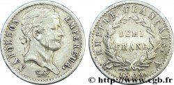 Demi-franc Napoléon Ier tête laurée, Empire français 1809 Paris F.178/1