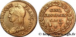 Cinq centimes Dupré, grand module 1797 Lille F.115/31