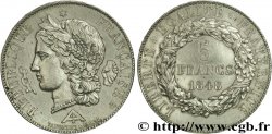 Concours de 5 francs, essai par Vauthier Galle 1848 VG.3094 var
