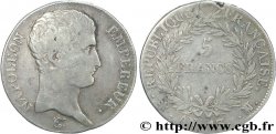5 francs Napoléon Empereur, Calendrier révolutionnaire 1805 Marseille F.303/14
