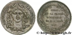 Essai de presse monétaire de Bovy au module de la pièce de 10 francs or 1852  VG.3299 var. TTB50