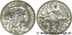Essai de 5 centimes argent 1908 Paris VG.4608 B var TTB