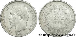 50 centimes Napoléon III, tête nue 1862 Paris F.187/16