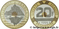 20 francs Mont Saint-Michel, BE (Belle Épreuve) 1999 Pessac F.403/15 var. FDC