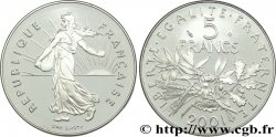 5 francs Semeuse, nickel, BE (Belle Épreuve) 2001 Pessac F.341/37 var.