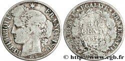 50 centimes Cérès, IIIe République 1872 Paris F.189/3
