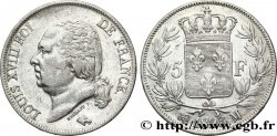 5 francs Louis XVIII, tête nue 1823 Toulouse F.309/84