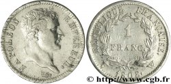 1 franc Napoléon Ier tête laurée, République française 1808 Lille F.204/15 TTB45