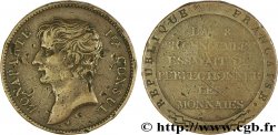 Essai au module de 2 francs Bonaparte, désaxé à neuf heures n.d. Paris VG.836 et 977 (pour le type)