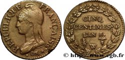 Cinq centimes Dupré, grand module 1800 Lille F.115/138