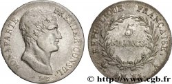 5 francs Bonaparte Premier Consul 1803 Paris F.301/1