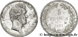 5 francs type Tiolier avec le I, tranche en creux 1831 Bordeaux F.315/20