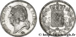 5 francs Louis XVIII, tête nue 1822 Bordeaux F.309/71