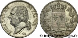 5 francs Louis XVIII, tête nue 1824 Bayonne F.309/94 TB35