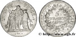 5 francs Union et Force, Union serré, seulement glands intérieurs 1802 Paris F.288/169