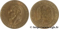 Cinq centimes Napoléon III, tête laurée 1865 Paris F.117/14