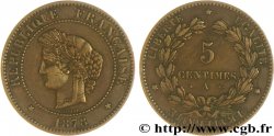 5 centimes Cérès 1878 Paris F.118/17