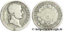1 franc Napoléon Ier tête laurée, République française 1808 Turin F.204/15