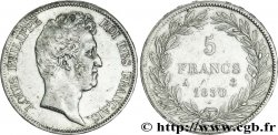 5 francs type Tiolier sans le I, tranche en relief 1830 Paris F.314/1 XF49