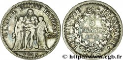 5 francs Hercule, IIe République 1848 Paris F.326/1