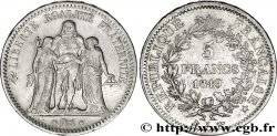 5 francs Hercule, IIe République 1849 Bordeaux F.326/7