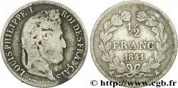 1/2 franc Louis-Philippe 1841 Paris F.182/89 B12
