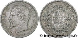 50 centimes Napoléon III, tête nue 1856 Strasbourg F.187/6