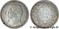 50 centimes Napoléon III, tête nue 1858 Paris F.187/9 TTB42