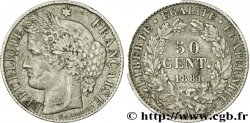 50 centimes Cérès, IIIe République 1881 Paris F.189/9