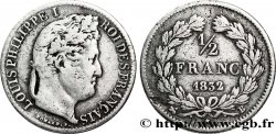 1/2 franc Louis-Philippe 1832 Rouen F.182/16