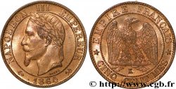 Cinq centimes Napoléon III, tête laurée 1864 Bordeaux F.117/15
