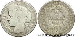 2 francs Cérès, avec légende 1871 Bordeaux F.265/6