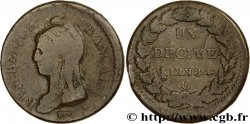 Un décime Dupré, grand module 1800 Genève F.129/66