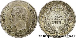 20 centimes Napoléon III, tête nue 1858 Paris F.148/11 TTB40