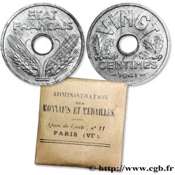 Essai de VINGT centimes État français 1941 Paris F.152/1