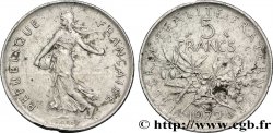 5 francs Semeuse, nickel, exemplaire d’étude 1972 Paris F.341/4 var.