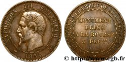 Module 10 centimes, Monument érigé à la bourse de Lille 1854  VG.3403  TTB40