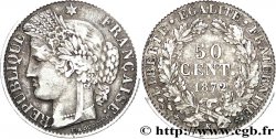 50 centimes Cérès, IIIe République 1872 Bordeaux F.189/4