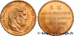 Monnaie de visite, module de 5 francs, pour Louis-Philippe à la Monnaie de Rouen 1831 Rouen VG.2825