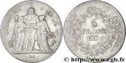 5 francs Union et Force, Union serré, avec glands intérieurs et gland extérieur 1797 Paris F.288/4