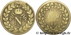 Un décime à l’N couronnée 1815 Strasbourg F.131A/1