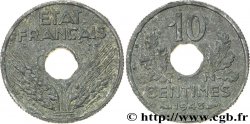 10 centimes État français, petit module 1943 F.142/2